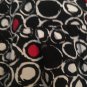 Southern Lady Women's Print Button Down Short Sleeve Blouse Top Size Medium
