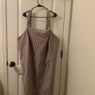 A New Day Women's Plus Size 4X Plaid Check Overalls Jumper Dress
