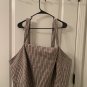 A New Day Women's Plus Size 4X Plaid Check Overalls Jumper Dress