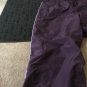 Athletic Works Pants, Womens Size Large Purple Wind Capri Track Pants