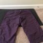 Athletic Works Pants, Womens Size Large Purple Wind Capri Track Pants