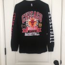 NBA Men's Long Sleeve Shirt Chicago Bulls Basketball Size Small Black NBA Men's Long Sleeve Shirt Chicago Bulls Basketball Size Small Black