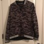 Elwood Varsity Bomber Jacket Camo Snap Button Baseball Men's Medium Windbreaker