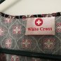 White Cross Women's Print Scrub Top Nurse Hospital Medical