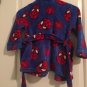 Marvel Spider-Man Bath Robe Blue & Red Boys Size 4/5