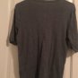 Croft & Barrow Large Cardigan Sweater Top Womens Gray Knit V-Neck 1/4 Button