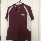Holloway Performance Women's Large Burgundy White Polo Shirt NASCAR Racing Holloway Performance Women's Large Burgundy White Polo Shirt NASCAR Racing