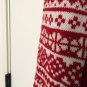 No Boundaries Red Stuffed Reindeer Long Sleeve Christmas Sweater Women Juniors L