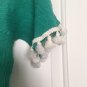 Umgee Women's Small S Off Shoulder Top Green White