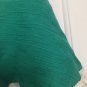 Umgee Women's Small S Off Shoulder Top Green White