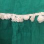 Umgee Women's Small S Off Shoulder Top Green White