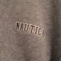 Nautica Men's Medium Gray Pullover Fleece Jacket 1/4 Zip