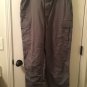Combat Cloth Pants Mens Large Grey Cargo Pockets