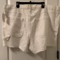 Universal Thread Women's Plus Size 26 White Jean Shorts Pockets Casual