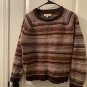 Goodthreads Women's Juniors XXL Multicolor Striped Lambswool Crop Sweater