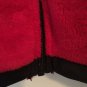 Danskin Now Women's Fleece Jacket Zip Up Size L Large Red Black