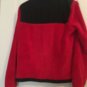 Danskin Now Women's Fleece Jacket Zip Up Size L Large Red Black