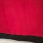 Danskin Now Women's Fleece Jacket Zip Up Size L Large Red Black