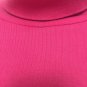 Liz Claiborne Women's Large High Neck Shirt Turtle Neck Shirt Pink Long Sleeves
