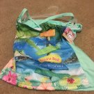 Swim 2 Piece Printed Set Girls Size Medium Multicolor