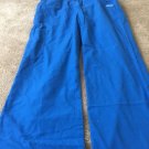 Cherokee Women's Sz Medium Scrubs Pull On Pant Royal Blue Elastic Waist Pant