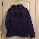 Under Armour Men's Active Pullover Hoodie Size Small Blue Black Under Armour Men's Active Pullover Hoodie Size Small Blue Black