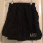 Black US Army Shorts Physical Training Work Out Running Exercise Gym Men's Small