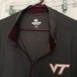 Virginia Tech Hokies Pullover Mens XXL Gray 1/4 Zip Active Shirt