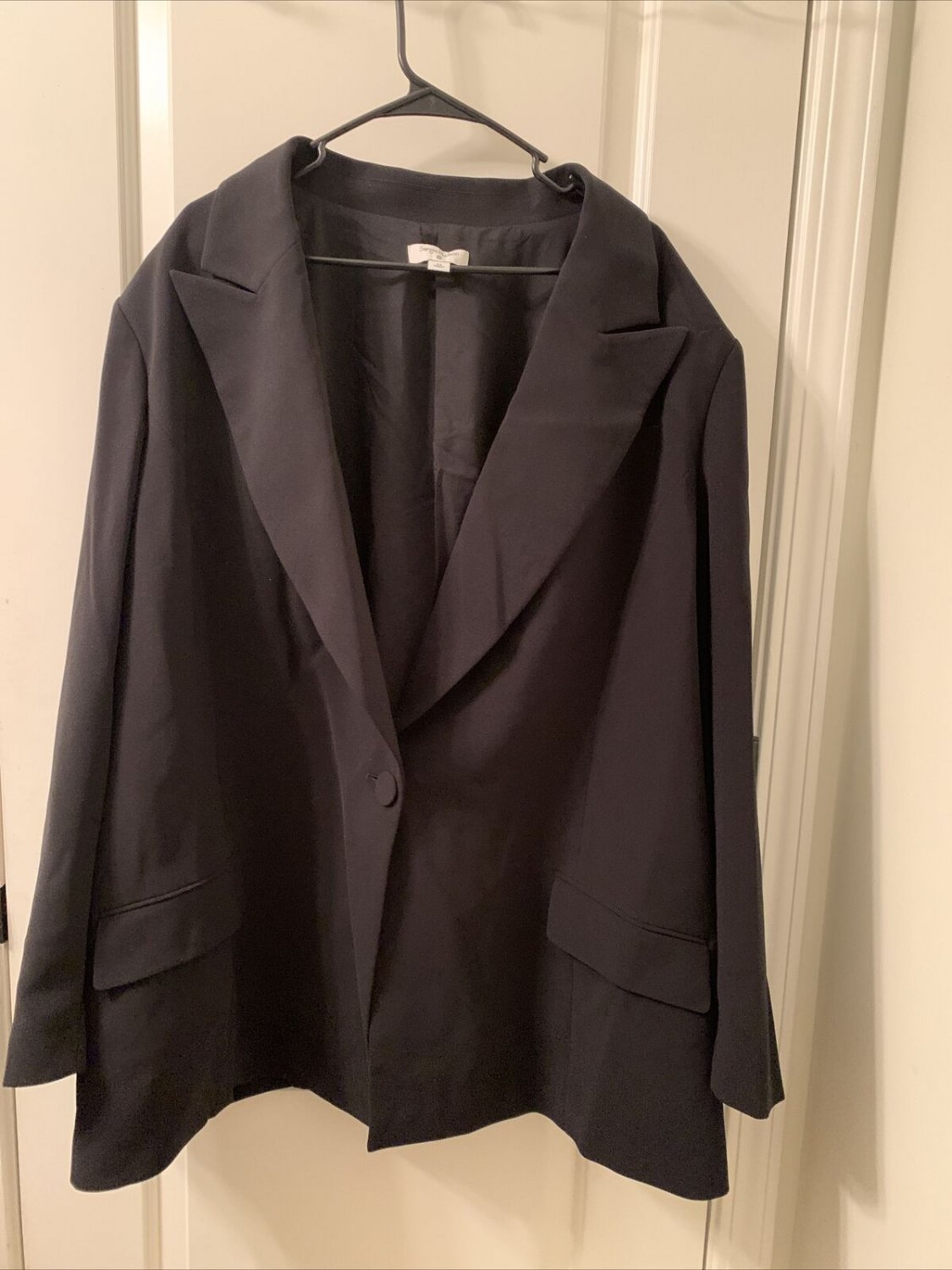 Sergio Hudson x Target Women's Plus Size 4X Blazer Suit Jacket Coat Black