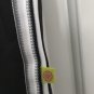 Life Active Wear Capris Size Small with Black Gray White Side Stripes Drawstring