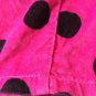 Gap Girls Corduroy Skirt wilth Black Pink Polka Dots Size 8