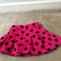 Gap Girls Corduroy Skirt wilth Black Pink Polka Dots Size 8