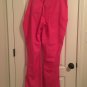 Red Panda Women's Plus Size 2XL Scrub Pants Pink Nurse Medical Hospital