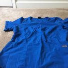 Cherokee Women's Size Unknown Scrub Top Nurse Medical Hospital Royal Blue Cherokee Women's Size Unknown Scrub Top Nurse Medical Hospital Royal Blue