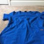 Cherokee Women's Size Unknown Scrub Top Nurse Medical Hospital Royal Blue