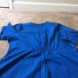 Cherokee Women's Size Unknown Scrub Top Nurse Medical Hospital Royal Blue
