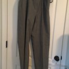 Evan Picone Dress Pants Womens Size 12 Gray Multicolor Plaid Stretch Pockets