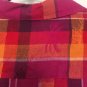 White Stag Women's Plaid Button Up Shirt Size Medium