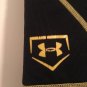 Under Armour Boys Compression Shorts Active Wear Elastic Waist Size Large Black