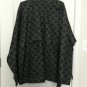 Heaven or Hell Men's Black Gray Jean Jacket Zip Up Collared Size 3XL