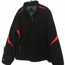 Holloway Men’s Black Orange Jacket Coat Zip Up Size 2XL