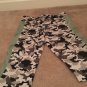 Aviva Women's Plus Size 1X Animal Print Capri Leggings Yoga Gym Workout