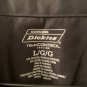 Dickies Men's Button Up Shirt Collared Workwear Casual Size Large Black