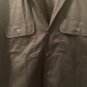 Dickies Men's Button Up Shirt Collared Workwear Casual Size Large Black
