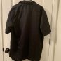 Dickies Men's Button Up Shirt Collared Workwear Casual Size Large Black