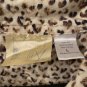2 Piece Meg & Lilly Women's Leopard Print Pajamas Set Shirt Pants Size Large