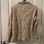2 Piece Meg & Lilly Women's Leopard Print Pajamas Set Shirt Pants Size Large