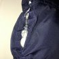 Faded Glory Women's Snap Button Puffer Vest Athletic Size Large Blue