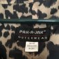 Pak A Jak Women's Back Leopard Print Snap Button Poncho One Size
