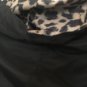 Pak A Jak Women's Back Leopard Print Snap Button Poncho One Size